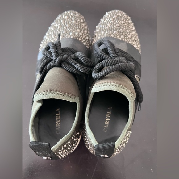 Carvela Olive Green Sneakers - women - Picture 2 of 6